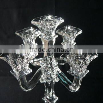 Crystal Candle Holders for Glass Wedding & Table Centerpieces photo-6