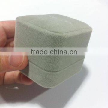 Soft Flocked Velour Jewelry Box Ring Box Gift Packing photo-3