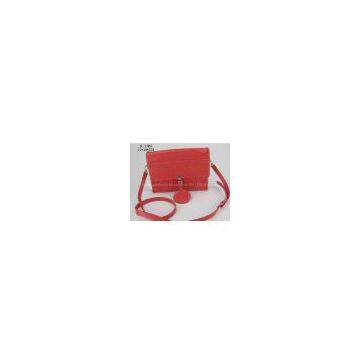 Red PU leather Grace small ladies women shoulder bag,New Arrival