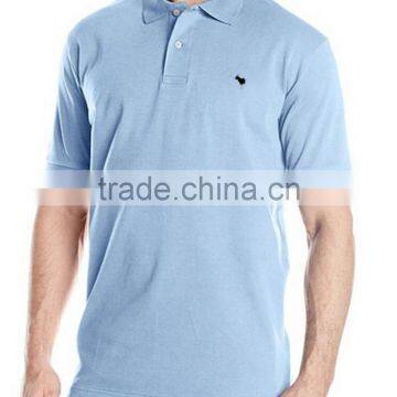 Top Quality Wholesale Men's Short Sleeve 100% Cotton Solid Interlock Polo Shirt