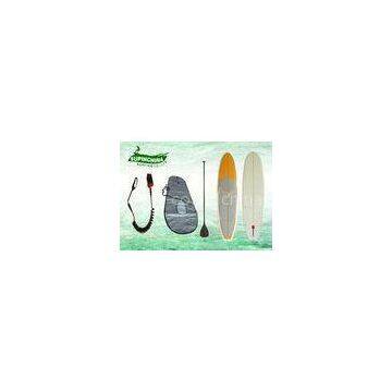 Clear Resin wooden sup boards all rounder for the surf or cruising the flat water