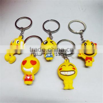 Latest Emoji Keychain Cute 3D Keychain Emoji dolls with wholesale price from China