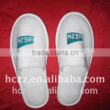 100% Cotton Embroidery Hotel Slippers photo-5