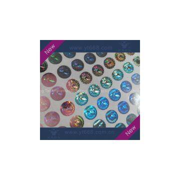 3d ahesive rainbow hologram sticker