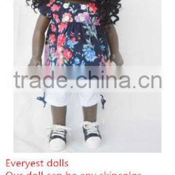 OEM african girl doll fit for 18 inch american girl dolls