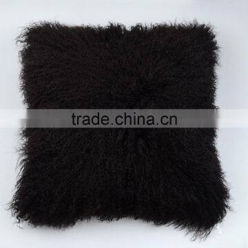 SJ688-01 High Quality Real Sheep Fur Sofa Cushion Cover