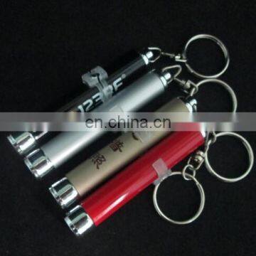 multicolor mini logo projector logo keyring led light keychain