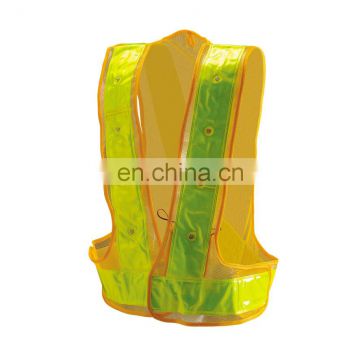 Flashing LED Safety Vest with 8 LED lights