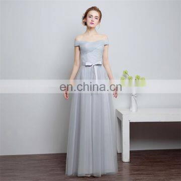 HS1611 Long Floor Length Elegant Prom Evening Dress 2016 Bridesmaid Dress photo-3
