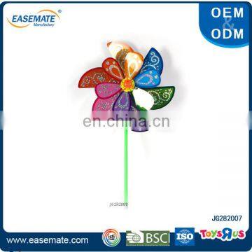 Most popular custom lovely plastic garden windmills for kids