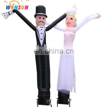 Hot sale weeding bride and groom air dancer,inflatable air dancer for wedding