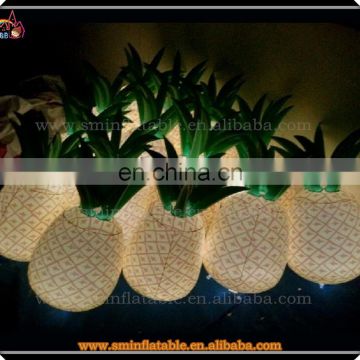 Inflatable fruit model, inflatable pvc pineapple, led pineapple for sale