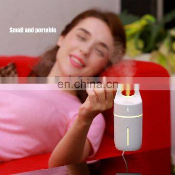 Desktop Cup Night Light USB Car Air Purifier, Mini Humidifier Car Air Freshener, Car Air Purifier Ionizer Oxygen Bar photo-3