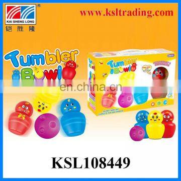 Lovely sport game kids tumbler bowling game