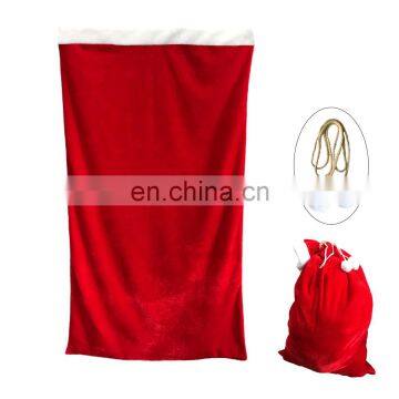 large velvet christmas bag