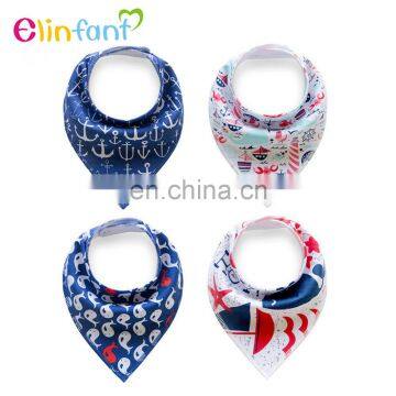 Elinfant Wholesale Infant Drool Bandana Baby Bibs Cotton Baby Bandana Drool Bibs