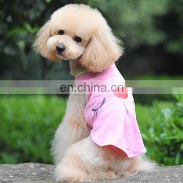 2 Colors Summer Fashional Heart-shape Dog Vest Pet Clothing Vest