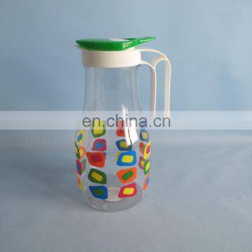 Clear printed plastic cold water jug