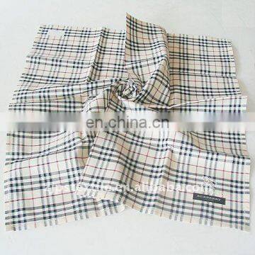 Newest high quality 100% cotton handkerchiefs for gentlemen