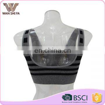 Nylon High Quality Fashion Style u Shape Adult New Sport Bra photo-4