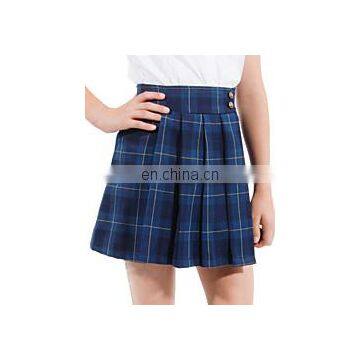 Customised design girls school skirts