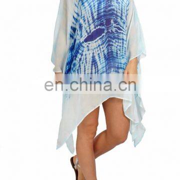 2016 Summer's Beachwear Collection Women's Wear Rayon Tie & Dye Kaftan Cover Ups photo-3