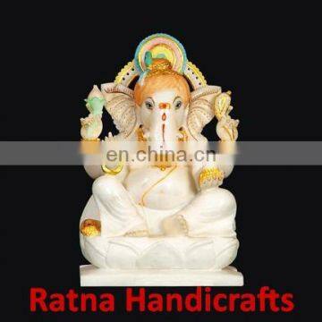 Ganesh Figurine Marble Statue D006