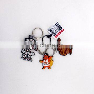 Silicon Souvenir Cartoon OEM Custom Design PVC Soft Rubber Keychain photo-4