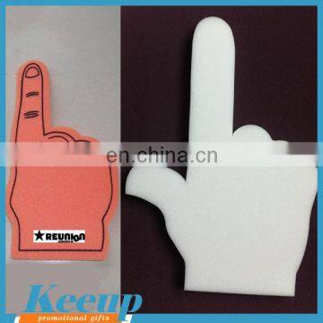 Customize Your Logo Eco-friendly Gift Items Foam Hand Number One Hand