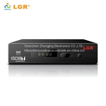 LGR Brazil Standard FTA HD ISDB-T /ISDBT Set Top Box Digital Receiver with WiFi and YouTube