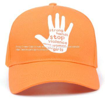 Customed Baseball Cap With 100% Polyester Material