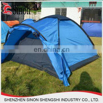 3 person promotional wind proof camping tent moq 1 piece