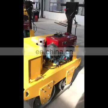 Promotionself-propelled vibratory road roller/ 0.5 ton road roller double steel wheel for sale