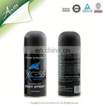 MSDS Certification Effective Black Deodorant Container