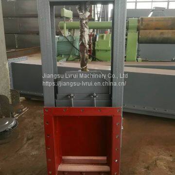 Manual Gate Valve at the Bottom of Cement Silo, Dry Ash Bulk Pneumatic Gate Valve, Chute Pneumatic Shut-off Valve photo-4