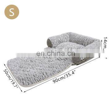 Pet Mat Cushion for Dogs and Cats-Snuggly Orthopedic Sleeper With More Filling on 3 Sides-Nonslip and Waterproof Bottom photo-2