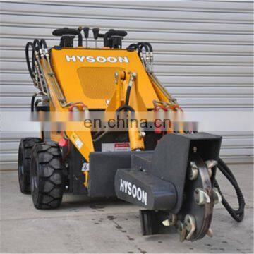 skid steer loader stump grinder