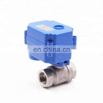 New Product OEM  Normal Close Solenoid Motorized Automatic Control Valve with signal feedback for water leakage detector