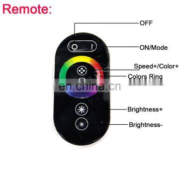 Wireless RF Touch Panel RGB LED Controller With 8Keys Remote for 5050 RGB LED Strip Light DC12-24V photo-3