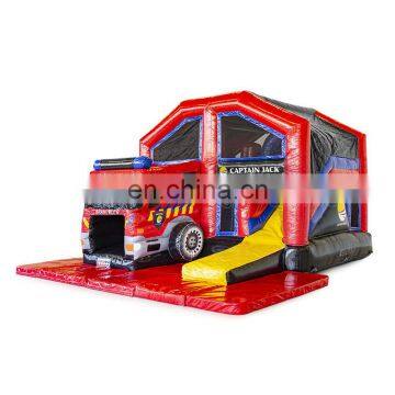 Firetruck Jumping Castle Inflatable Bouncy Castles For Sale