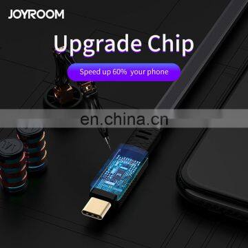 JOYROOM Zinc Alloy Nylon Braided 8 Pins Auto Disconnect USB Cable for IPhone Mobile photo-2