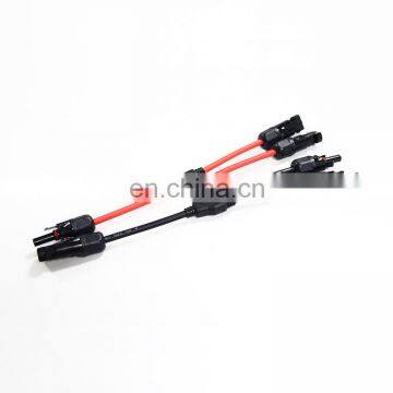 Solar Panel Cable CM4 2 Branch Connector PV Solar Y Branch