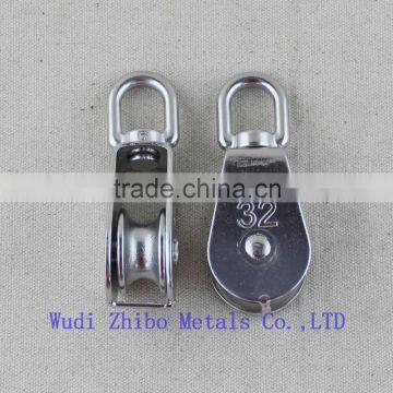 Wholesale stainless steel wire rope pulley wheels/bolck,swivel block 314