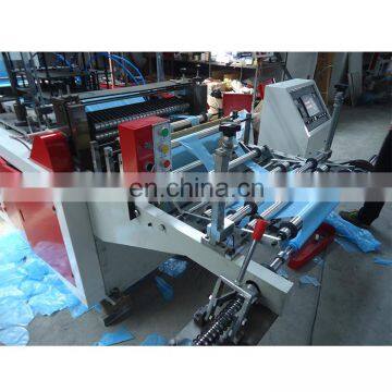 Automatic Plastic Pe Apron Making Machine by Roll or Sheet photo-4