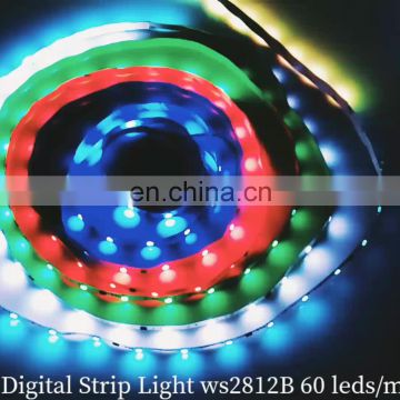 Adressable arduino smd5050 rgb digital led strip light WS2812B