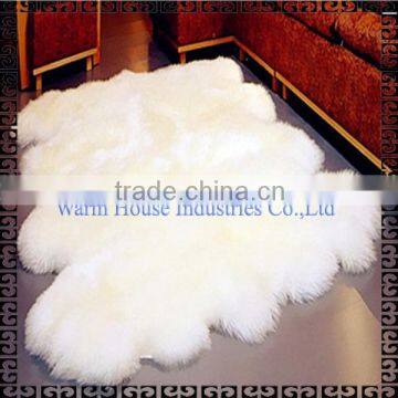 Natural color Sheepskin Rugs Cheap Wholesale Area Rugs/Sheepskin wholesale rug/Sheepskin rugs                        
                                                Quality Choice