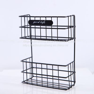 Wall-Mounted 2-tier Bathroom Shelves/Storage Rack Bathroom