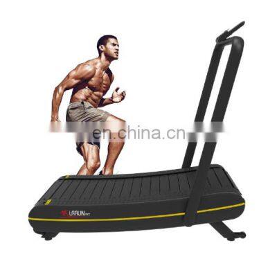 A new fitness air runner mini  home use  walking machine manual treadmill self power running machine foldable curve treadmill