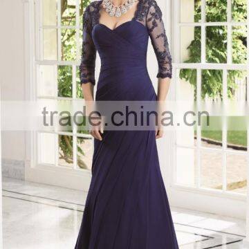 Elegant and Charming Sweetheart Mother of the Bride Dress With Appliqued and Pleat High Quality Mother of the Bride Dress photo-2