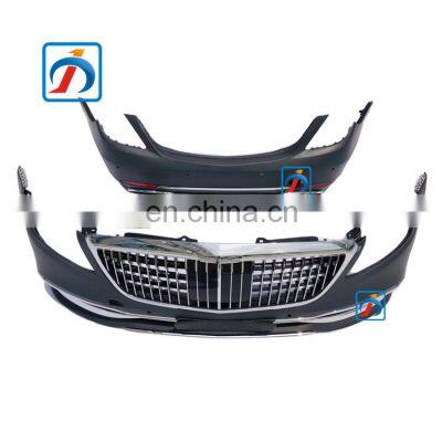 For benz Combo Kit Front Bumper Rear Bumper S Class W222 S680 Body Kit 2014 2019